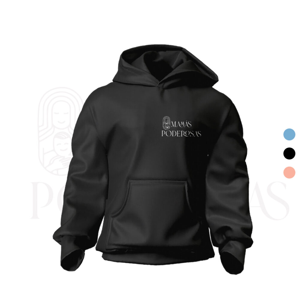 Hoodie Negro Mamás Poderosas